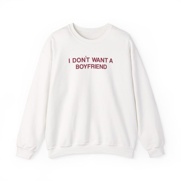 Olivia Dean I Don’t Want A Boyfriend Unisex Heavy Blend™ Crewneck Sweatshirt